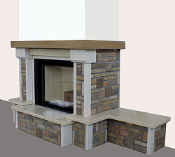 Облицовка Giada 90 sx с банк. (EdilKamin)